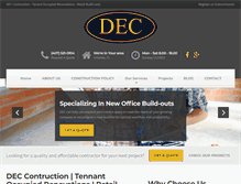 Tablet Screenshot of decbuilds.com